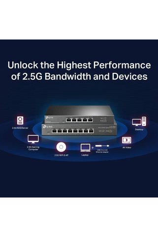 Ronanna TL-SG108-M2, 8-Port 2.5G Desktop Switch