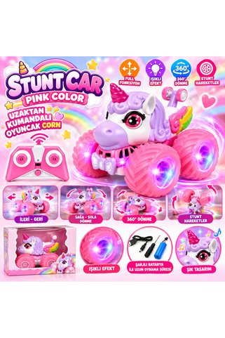 Sende Buldum LH-C091 CAR PİNK COLOR UZAKTAN KUMANDALI OYUNCAK CORN