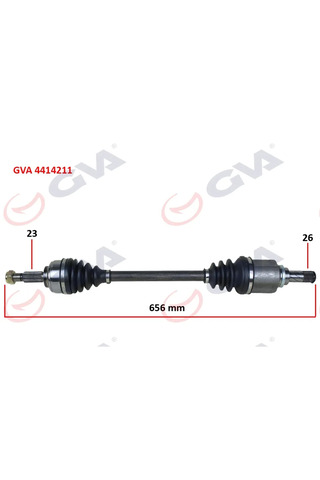 GVA Komple Aks Sol Symbol - Thalia / Logan 2 1.5 DCI 2012 ABS Li