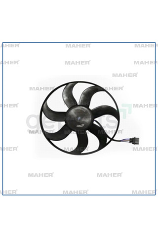 MAHER Fan Radyatör Polo / Cordoba / Ibiza / Fabia 2002-2009 BBY - BKY - BBZ 1.4 16V 250/80W 394MM
