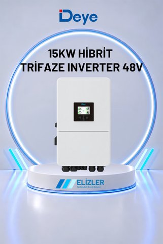 DEYE 15KW HİBRİT TRİFAZE INVERTER 48V