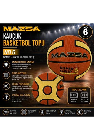 AVESSA Mazsa Obb-Krc06001Y69 Basketbol Topu No6