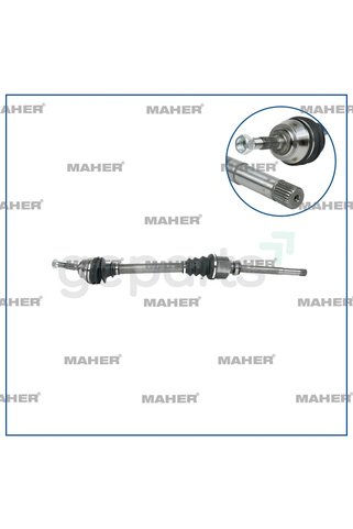 MAHER Aks Komple Ön C - Elysee 2012-2018 301 2012-2018 Sağ 1.6HDI Euro 5 890MM