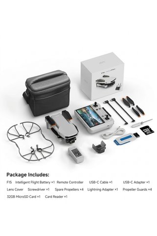 4DRC Profesyonel Drone 48MP HD Kameralı 3 Eksenli Gimbal 10 KM Menzilli Kendinden Ekran Kumandalı GPS Katlanabilir Drone