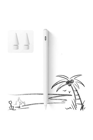 magicool Vothoon İpad 2018-2022 İçin Düğmeli Stylus Kalem, Avuç İçi Reddetme Aktif Kalem Apple Uyumlu