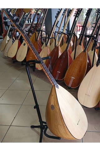 Bircanmüzik Dut Tekne Kısa Sap Bağlama (kılıf, yedek Tel ve mızrap hediye)