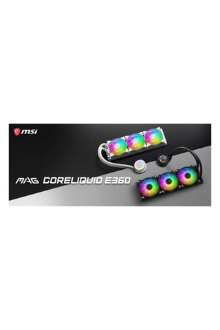 MSI MAG CORELIQUID E360 ARGB LED 360MM SIVI SOĞUTMA SISTEMI