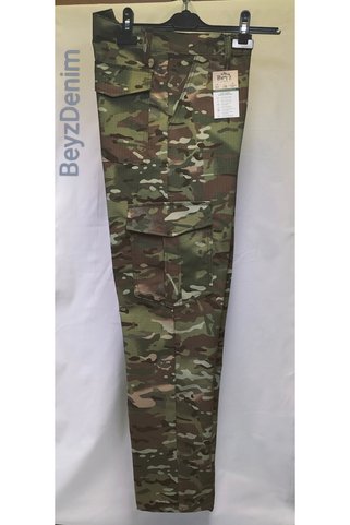 BeyzDenim Askeri MULTİKAM kargo pantolon ripsstop güçlü su itiçi ÇALIKOPARAN kumaş BÜYÜK BEDEN