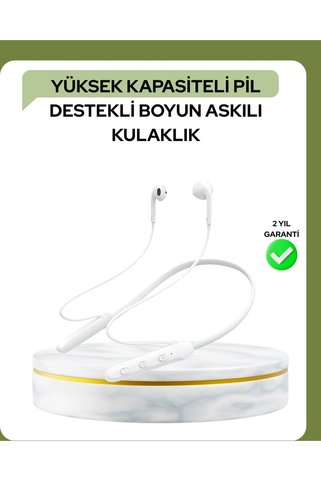 Plentiful100 Saat Pil Ömrü Boyun Askılı Bluetooth Kablosuz Kulaklık