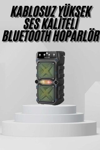 Angel Of Life Bluetooth Hoparlör Yüksek Ses Kaliteli Büyük Boy Çift Çıkışlı Ses Bombası
