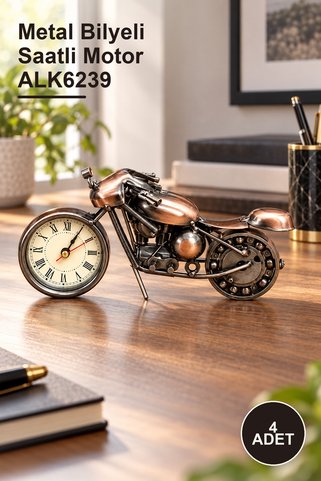 Yenilig 4 Adet Metal Bilyeli Saatli Motor ALK6239