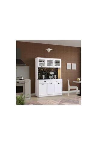 Vivense HERMOBİ İNCEKUM BEYAZ/LOTUS KAHVE KÖŞESİ