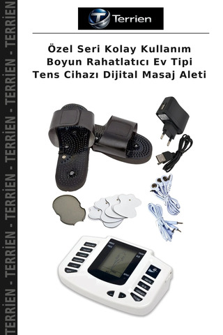 Terrien Özel Seri Kolay Kullanım Boyun Rahatlatıcı Ev Tipi Tens Cihazı Dijital Masaj Aleti
