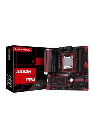 MAXSUN B850M-M I-CAFE PRO AM5 DDR5 6000 Mhz M.2 HDMI mAtx AMD Anakart