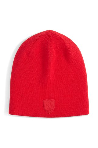 Puma Ferrari Cuffless Unisex Kırmızı Günlük Stil Bere 02743802