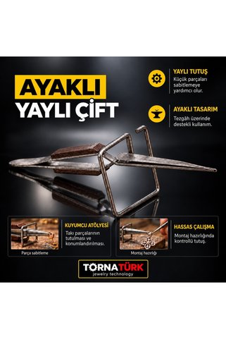 Juwel ayaklı kaynak çifti