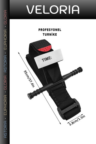 Veloria Delux Serisi Single Sword Profesyonel Turnike Kişisel Yardım Güvenlik Ekipmanı