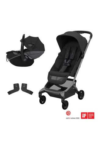 MAXİ-COSİ Fame Cabin-Pebble Slide Pro Led Işıklı Entegre Telefon Şarj Üniteli Bebek Arabası Black