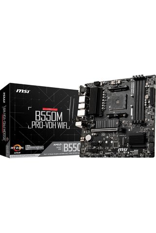 MSI B550M PRO-VDH AM4 DDR4 4400(OC) HDMI VGA M.2 USB3.2 MATX Anakart