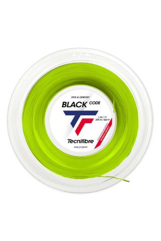 Tecnifibre Black Code Lime 17/1.24 200m Rulo Kordaj 04RBL124XV