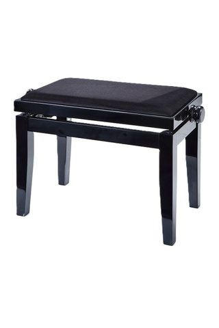 Discacciati Black Velvet Piyano Taburesi (Parlak Siyah)