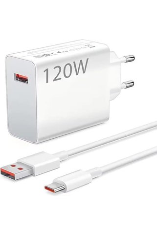 peakaks 120W Watt Turbo Ultra Hızlı Şarj Aleti Seti Usb- Type-C Kablo ve Adaptör Şarj Seti Tüm Telefonlarla