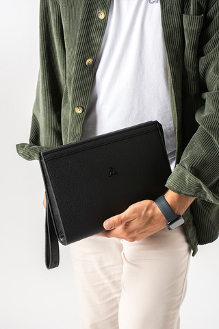 MEGA BAG Erkek El Çantası Clutch Model Bilek Askılı