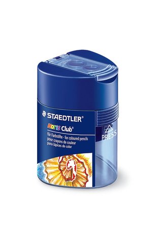 Staedtler 512 128 Noris Çift Bölmeli Kalemtraş Üçgen Biçimli Noris Club
