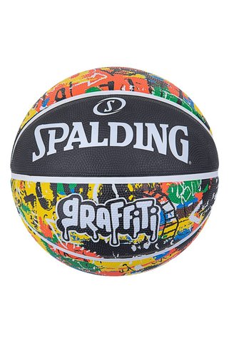 SPALDING Grafiti Serisi - Gökkuşağı - Basketbol topu - Boyut 7 - Basketbol - Sertifikalı top - Malze