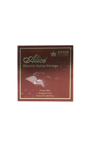 Alice kazanan serisi AWR58SL(009-042) süper hafif konser dizeleri elektro gitar dizeleri seti 6 adet