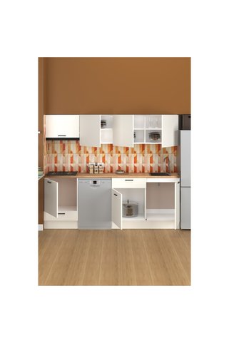 Fly Mutfak ve Banyo 240 Cm Tezgahli Stone Mutfak