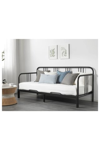IKEA AKDENİZ MODERN AÇILABİLİR FYRESDAL divan , siyah, 80x200 cm
