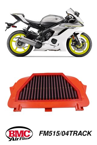 Bmc FM515/04TRACK Yamaha YZF-R6 2008-2021+ Kutu İçi Hava Filtresi