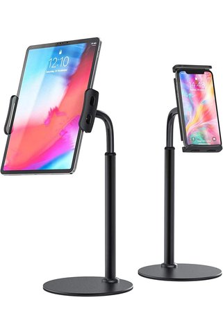Ronanna HT-45 Metal Cep Telefonu ve Tablet Standı Döner Başlıklı 360 Derece Döner 4,7-10,5 inch Uyumlu