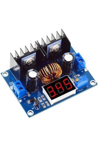 Ronanna XL4016 Voltmetreli 5A Ayarlanabilir Güç Kaynağı 4-40V ile 1.25-36V Step-Down Buck Converter