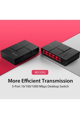 Ronanna MS105G, 5-Port 10/100/1,000 Mbps Masaüstü Switch