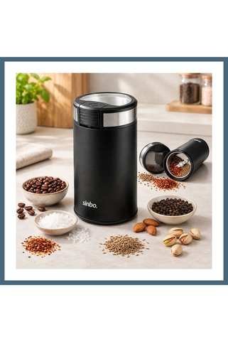 Bezos Kahve & Baharat Öğütücü 200W, 50g Çelik Bıçak AGC