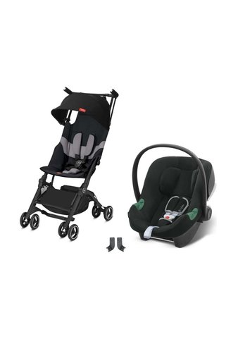 Cybex Pockit+ Travel Sistem | Velvet Black & Aton B2 Volcano Black
