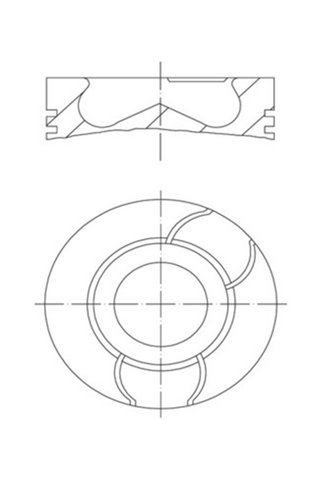 MAHLE MOTOR PISTON+SEGMANI FLUENCE MEGANE III SCENIC III ((SOGUTMA KANALLI-YAG PUSKURTME OYUGU-SEGMAN TASI