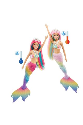 Barbie Dreamtopia Renk Değiştiren Sihirli Denizkızı, Gökkuşağı Renginde Saçlar GTF89