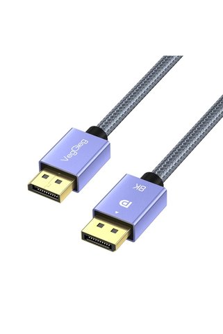 Veggieg 8K/60Hz 4K/165Hz /240Hz DisplayPort 1.4 Kablo 2 Metre