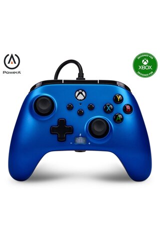 Powera Series X|S için Gelişmiş Kablolu Kumanda - Sapphire Fade, Mavi