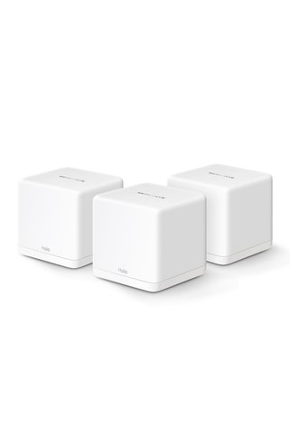 Mercusys Halo H60X 3-pack, AX1500Mbps, Dual-Band, Gigabit Portları, 100'e Kadar Cihaz Bağlanabilir,