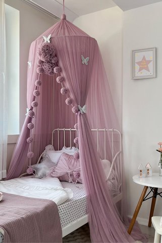 PAMUKA Tül Cibinlik Plus Dusty Lilac