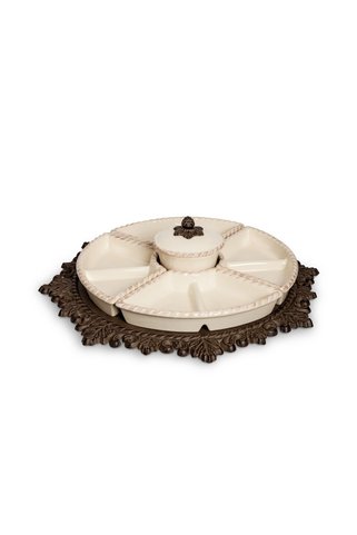gg collection Acanthus Lazy Susan Crudi