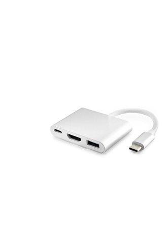 Skygo Type-C Combo Hub Hdmi 4K Usb 3.0 3 Port - Gri HDX7764