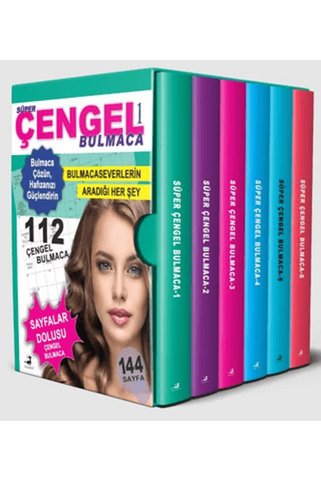 Vefa Yayınları Süper Çengel Bulmaca 6 Kitap Kutulu Set