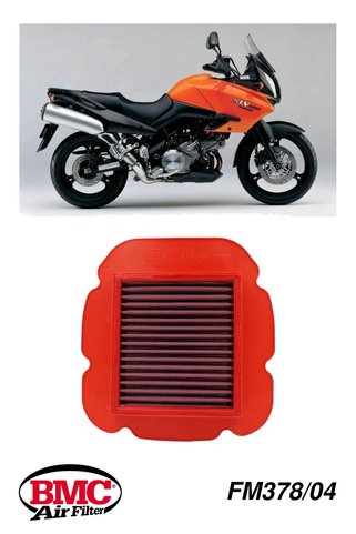 Bmc FM378/04 Suzuki V-Strom 650 2004+, V-Strom 1000 2002-2013, Kawasaki KLV 1000 Kutu İçi Hav