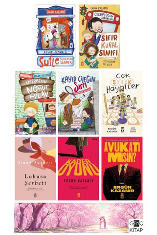 Timaş Yayınları Ergün Kazanır 8 Kitap Set - Sufle Severler Sahnesi - Sıfır Kural Sınıfı - Operasyon Nohut Pilav - Çok Şık Hayaller - Kader Oyunu - Avukatı Mısın - Lohusa Şerbeti - Kayıp Çileğin Sırrı