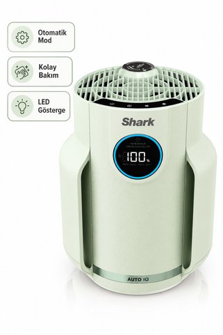 Shark NeverChange5 HEPA Clean Sense IQ Mint Yeşili Hava Temizleyici Lavanta Yağı Hediyeli